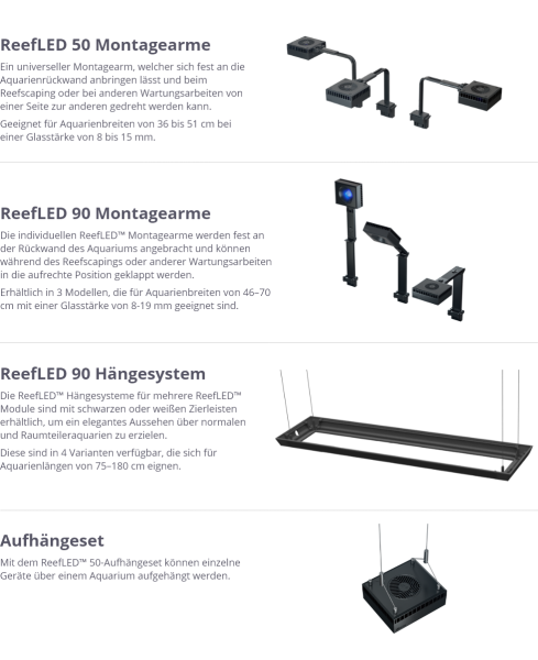 ReefLED Mounting Arms